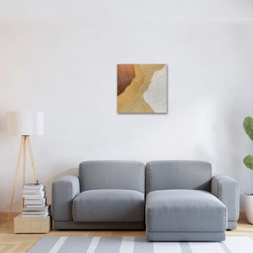 御畫房 當代國家級展覽畫家 抽象系列手繪油畫80×80cm(DB-202)