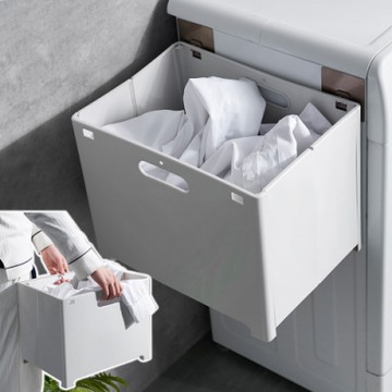 EZlife無痕可掛式摺疊髒衣收納籃