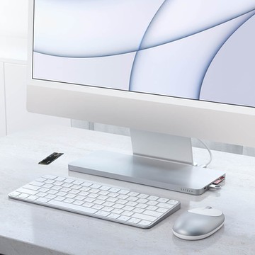 Satechi 薄型擴充底座附 NVMe SSD 擴充 For iMac - 銀色