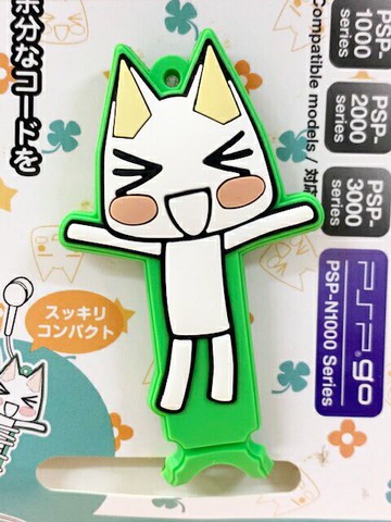 【震撼精品百貨】井上多樂 井上トロ Sony Toro貓/索尼/多樂貓 白貓造型捲線器#62607 震撼日式精品百貨