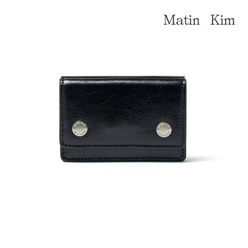 【MATIN KIM】官方直營 金屬扣風琴皮夾 三色