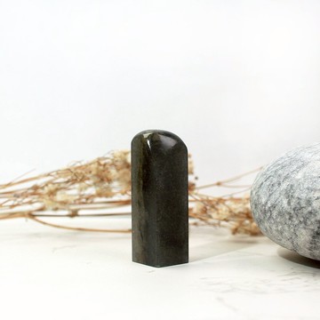 客製化手工印章-|丹東石-1.35x1.4 CM||手工篆刻印章