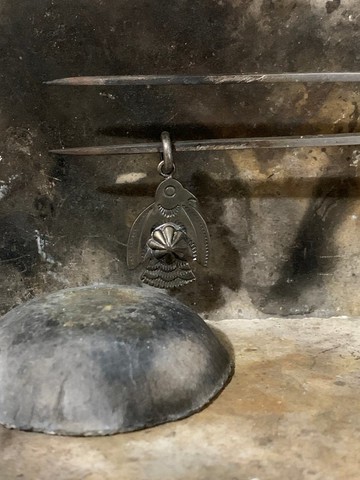 OOZEMETAL 手工鍛敲雷鳥吊墜