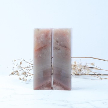 客製化手工印章-|老撾石對章-2x2CM|送禮手工篆刻印章