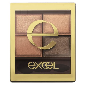 日本 Excel 裸色深邃眼影  SR01名媛杏棕  1個