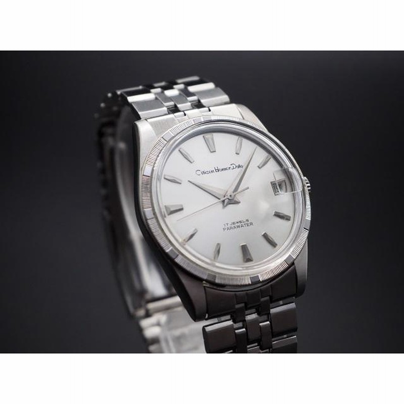 CITIZEN シチズンホーマー　エンジンターンドベゼル　希少黒文字盤 手巻き CITIZEN シチズンホーマー エンジンターンドベゼル 希少黒文字盤