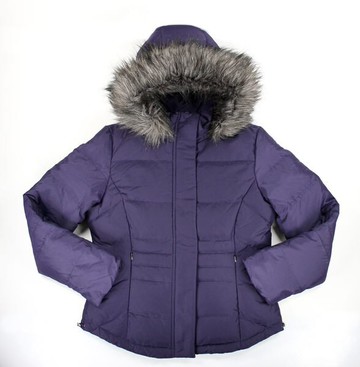 美國百分百【全新真品】Calvin Klein CK 女生 紫色 羽絨外套 保暖夾克 防寒 外衣 S號 超取免運