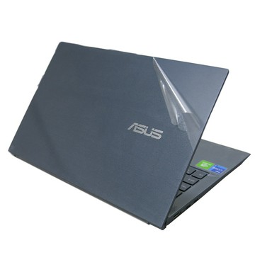 【Ezstick】ASUS UX435 ScreenPad版 筆電機身貼｜霧面質感款｜上蓋+鍵盤週圍+底部貼｜