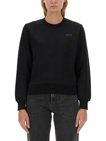 a. p.c. sweatshirt with logo