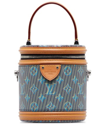 Louis Vuitton - 2019 pre-owned Cannes bucket bag - women - Canvas - One Size - Blue