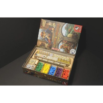 【桌遊侍】漢薩同盟大盒版 烏鴉盒子《免運》正版實體店面快速出貨.木盒.收納.支援厚套.免膠組裝.桌遊收納盒