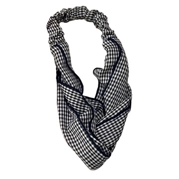 SY 交叉髮帶 2條組 - 親膚舒適 彈性適中 多變造型  格紋  不適用