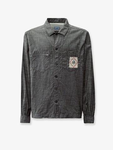 Chambray cotton shirt - C.P.COMPANY - gender_Man