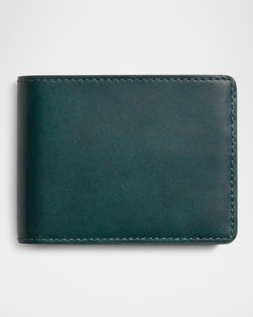 Men's Slim Vachetta Leather Bifold Wallet