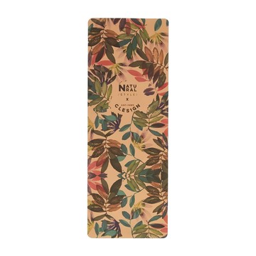 CLESIGN Eco Cork Yoga Mat 軟木瑜珈墊 68x185cm 100%軟木+天然橡膠  5mm  Nature's Jungle 棕色  1個