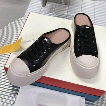 趙露思同款丑萌大頭鞋夏季新款半拖鞋松糕底一腳蹬休閑板鞋女