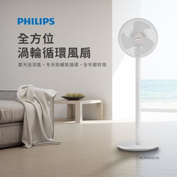 PHILIPS 飛利浦 全方位渦輪循環扇 ACR3342CFD
