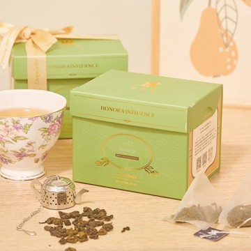 英茶香 NO.53 芒果佛手柑綠茶盒 (25入/盒) 三角茶包