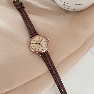 靜音公務員考試專用手表女士女款初高中學生初中生復古電子機械表