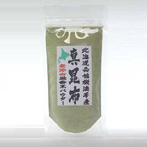 函館吉兆堂 真昆布 100％無添加微粉末パウダー100g1個 産地直送