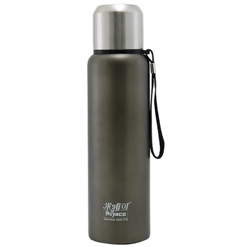 米雅可Koruto 316不鏽鋼真空全鋼保溫瓶-600ml-鈦灰色-1入
