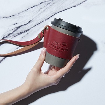 植鞣革環保兩用杯袋