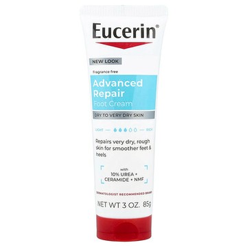 Eucerin, 高級修復足部舒緩霜，無香，3 盎司（85 克）