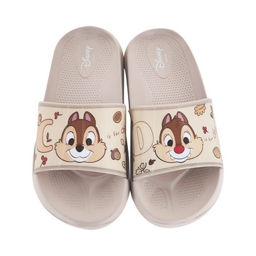 BORUI 柏睿鞋業 兒童款 奇奇蒂蒂室外拖鞋 A25896  190mm  奶茶色