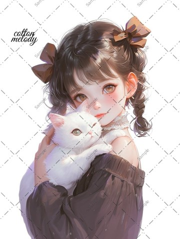 original sticker no.913 人物貼紙 原創貼紙 人物貼紙 女孩貼紙 原創人物貼紙