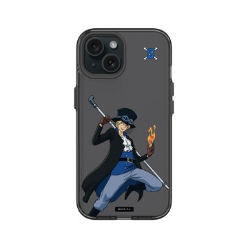 iPhone 15 Clear 酷墨灰 - 航海王 One Piece - 角色系列-薩波
