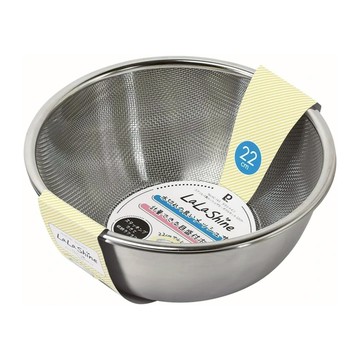 珍珠金屬 Lara Shine系列 不鏽鋼濾盆組 HC-143  22cm  1個