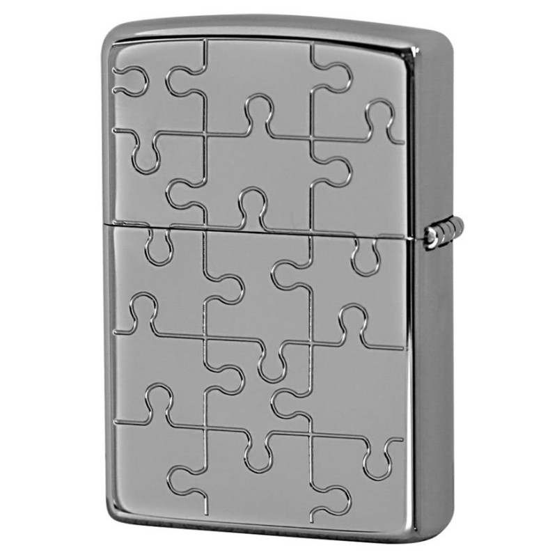 zippo☆両面☆Puzzle/パズル☆ナチュラルウッド☆SV☆ジッポ ライター