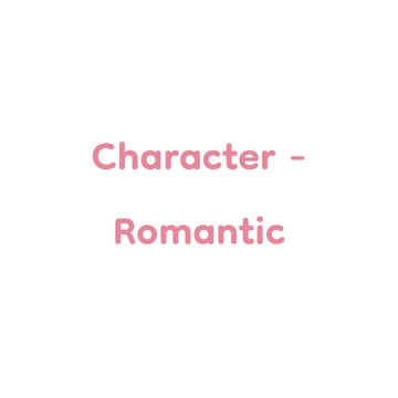角色 - 浪漫 (인물 - 로맨틱) 套裝