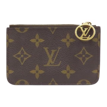【二手名牌BRAND OFF】LOUIS VUITTON LV 路易威登 棕色 原花帆布 Romy 名片夾 M81880