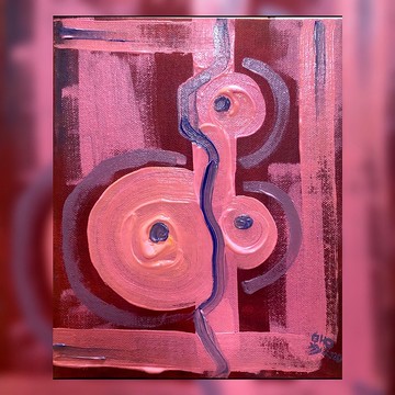 壓克力畫作 - exho