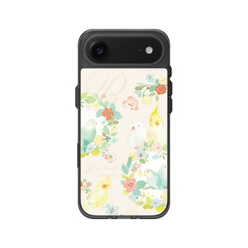 iPhone Air Clear (相機按鈕) 酷墨灰 - 涼丰 LiangFeng - 春日小鳥兒