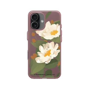 iPhone 17 Clear (相機按鈕) 晶醺玫 - Janice Sung - Flora 花