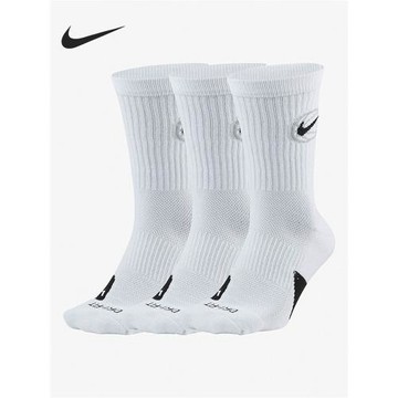 Nike/耐克正品 EVERYDAY CREW新款男子籃球運動襪3雙裝DA2123-100