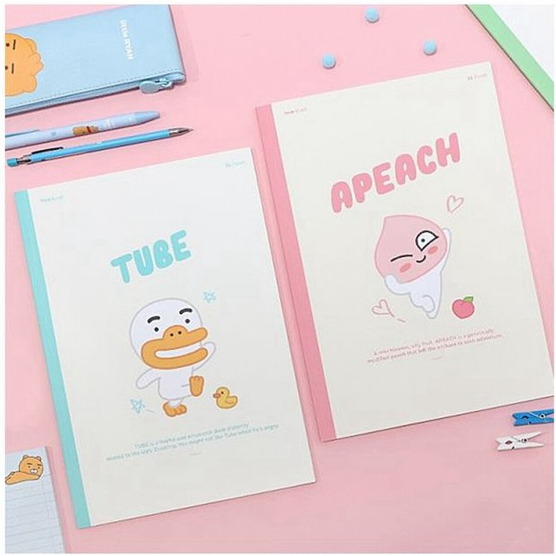 カカオフレンズ B5 ノート 2弾 韓国文具 文房具 Kakao Friends かわいい 公式 通販 Lineポイント最大0 5 Get Lineショッピング