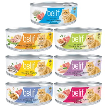 belif 【48入組】比利夫-貓咪鮮燉補水罐系列 80g