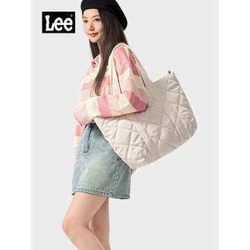 (免運)Lee新款戶外托特包女大容量單肩包女大學生通勤上課云朵包電腦包