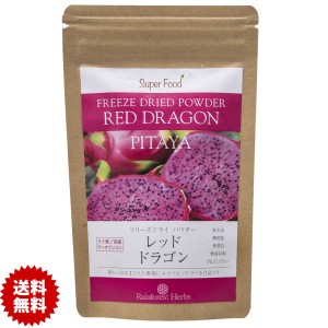 レッドドラゴンフルーツ ピタヤパウダー 60g 1袋 フリーズドライ タイ産 Red Dragon Fruit Freeze Dried Powder PITAYA