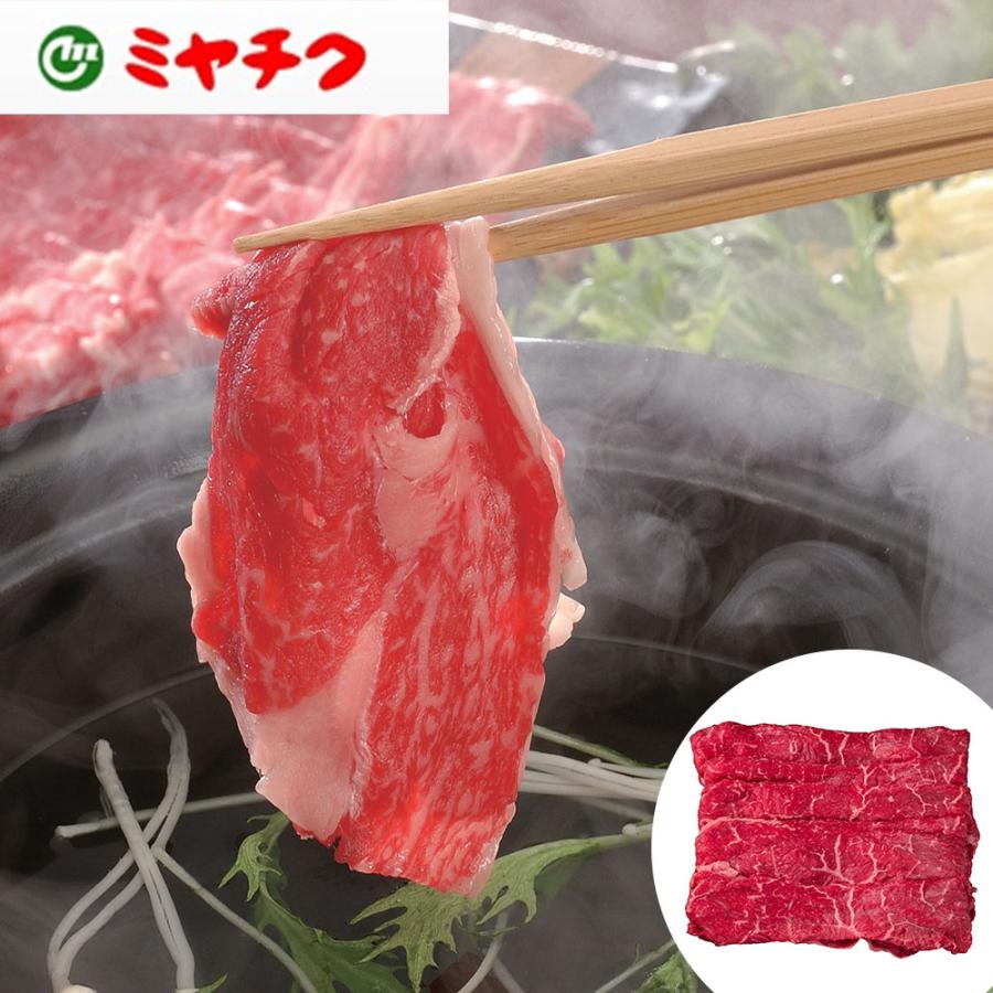 宮崎牛 しゃぶしゃぶ モモ500g   牛肉 牛モモ