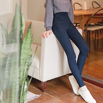 視覺細-5KG．多色彈力收腹魔法顯瘦褲(有/無刷毛)-OB大尺碼