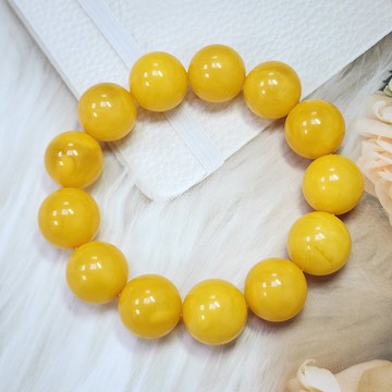 天然滿色飄花蜜蠟手鍊 收藏等級/小年份自然氧化/溫潤熟 滿蜜瑩潤