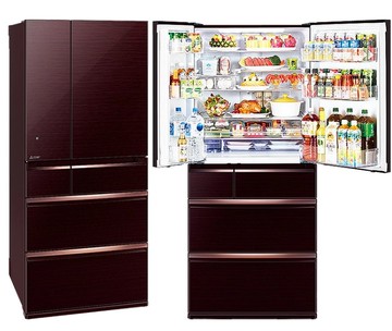 【MITSUBISH三菱電機】MR-WX71C-BR-C1 705L 鏡面美型系列 六門變頻冰箱-水晶棕(含標準安裝)