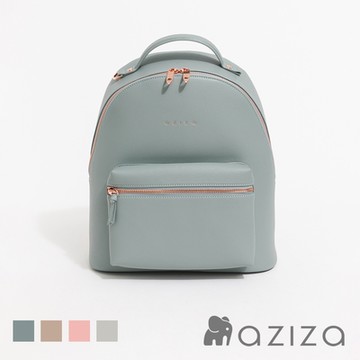 aziza ELIZA斜口拉鍊後背包-大-多色
