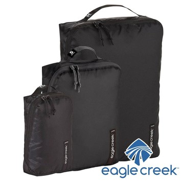 【EAGLE CREEK 】衣物整理袋三件組 XS/S/M『BLK黑』ECA496D 戶外.露營.登山
