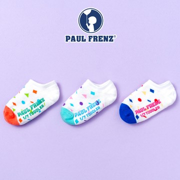 韓國 PAUL FRENZ - (3入組)韓製彈力短襪-TROY