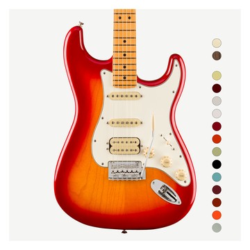 Fender Player II Stratocaster HSS 墨廠 單單雙 小搖座 櫻桃漸層 Aged Cherry Burst 楓木指板 電吉他